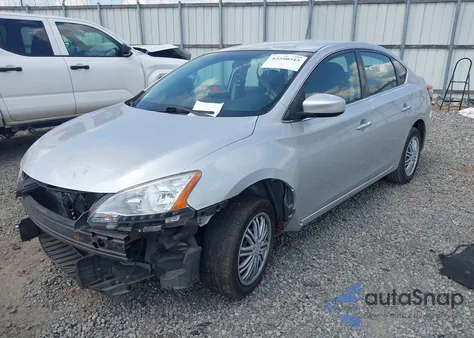 2014 Nissan Sentra S z USA, uszkodzony, nr VIN 3N1AB7AP2EY213633